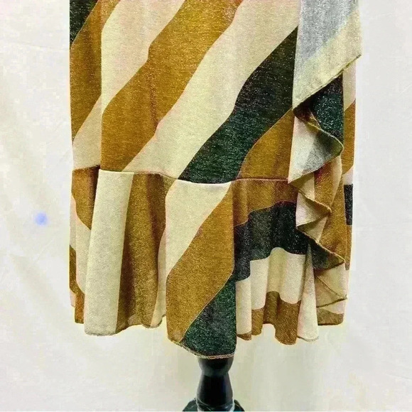 Lumina shimmering off the shoulder midi dress for women size 6 - Picture 8 of 13